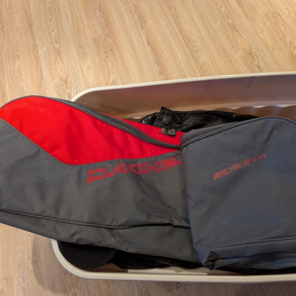Dakine Black and Red ski Bag